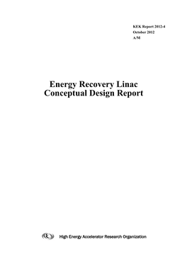 Energy Recovery Linac Conceptual Design Report