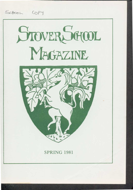 Stover School Magazine 1981