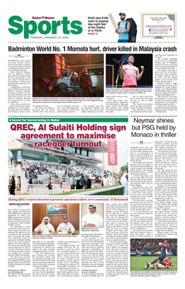 Qrec, Al Sulaiti Holding Sign Agreement to Maximise Racegoer