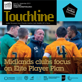 Midlands Clubs Focus on Elite Player Plan