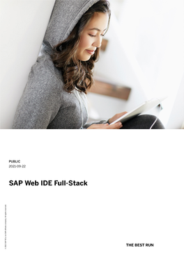 SAP Web IDE Full-Stack Company