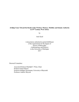 Syed Dissertation Final 2