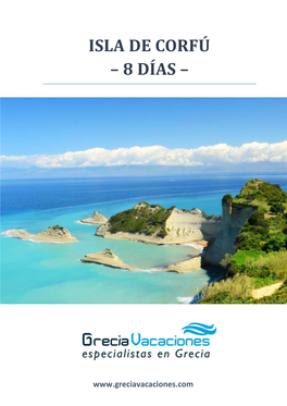 Isla De Corfú – 8 Días –