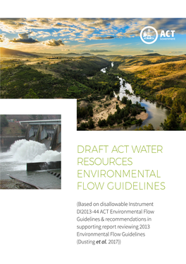 Draft Act Water Resources Environmental Flow Guidelines