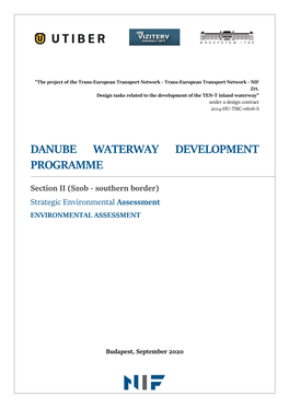 Danube Waterway Development Programme