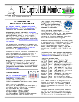 SCANNING the 59Th PRESIDENTIAL INAUGURATION