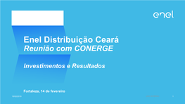 Enel Distribuição Ceará Reunião Com CONERGE