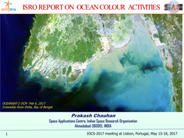 Isro Report on Ocean Colour Activities