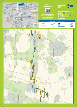 Mobil Im Landkreis München Minifahrplan 2021 Garching-Forschungsz. &lt;&gt; Garching &lt;&gt; Garching-Hochbrück &lt;&gt;