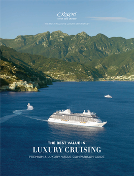 Luxury Cruising Premium & Luxury Value Comparison Guide