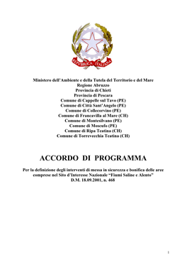 Accordo Di Programma