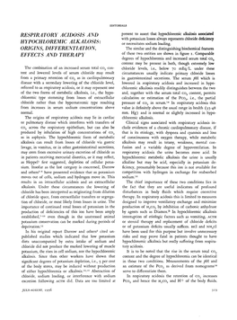 Respiratory Acidosis and Hypochloremic Alkalosis