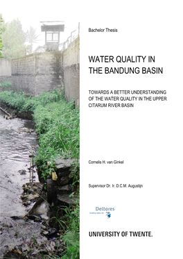 Water Quality in the Bandung Basin