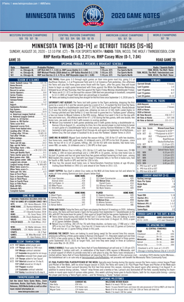 Twins Notes 8-30 at DET (1).Pdf