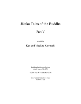 Jåtaka Tales of the Buddha