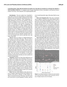 Constraining the Mechanisms of Slipface Failure on Martian Sand Dunes from a New Global Survey