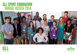 Gll Sport Foundation Annual Review 2014