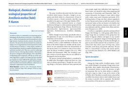 Biological, Chemical and Ecological Properties of Armillaria Mellea(Vahl)