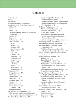 [PDF] Table of Contents for Dendrobium of Borneo