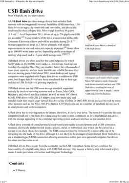 USB Flash Drive - Wikipedia, the Free Encyclopedia