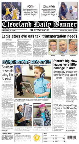 Legislators Eye Gas Tax, Transportation Needs