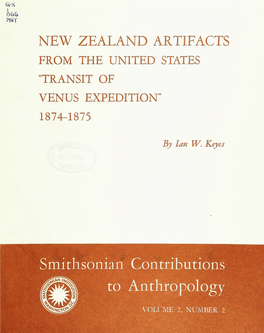 New Zealand Artifacts from the United States 