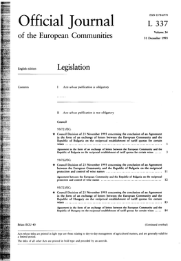 Official Journal L 337 Volume 36 of the European Communities 31 December 1993