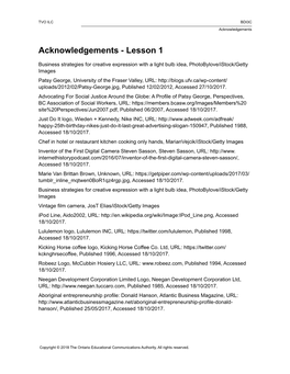 Acknowledgements