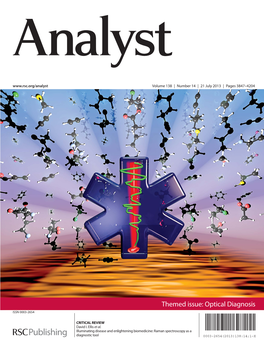 Raman Spectroscopy As a Diagnostic Tool 0003-2654(2013)138:14;1-X Analyst