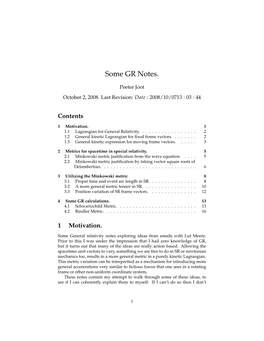 Euler-Lagrange Calculation for the Schwartzchild