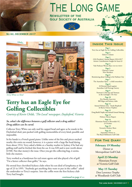 Terry Has an Eagle Eye for Golfing Collectibles