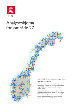 Analyseskjema for Område 27