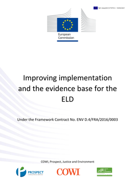 Improving Implementation and the Evidence Base for the ELD