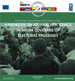 Handbook on Journalistic Ethics in Media Coverage of Electoral