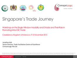 Singapore's Trade Journey