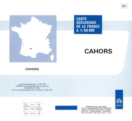 Cahors a 1/50 000