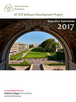 Executive Summaries 67-373 Software Development Project