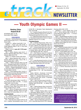 — Youth Olympic Games II —