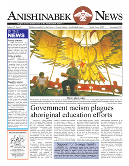 Government Racism Plagues Aboriginal Education Efforts