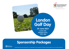 London Golf Day 2021