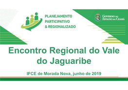 Encontro Regional Do Vale Do Jaguaribe