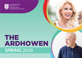 The Ardhowen Spring 2018 Programme