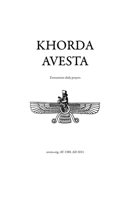 Khorda Avesta