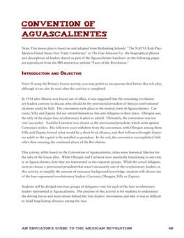 Convention of Aguascalientes