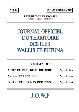 1Ere Page 15 Novembre 2020