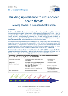 EU Legislation in Progress