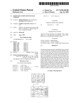 (12) United States Patent (10) Patent No.: US 7418,344 B2 Holtzman Et Al