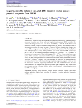 Inquiring Into the Nature of the Abell 2667 Brightest Cluster Galaxy: Physical Properties from MUSE