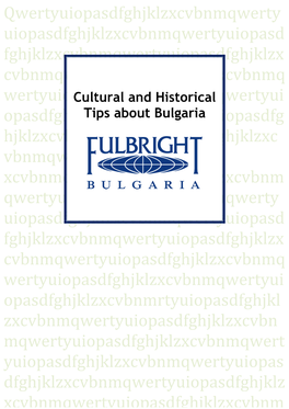 Cultural and Historical Tips About Bulgaria