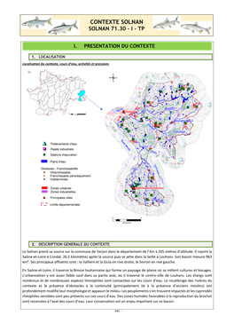 Solnan 71.30 – I ‐ Tp Contexte Solnan Solnan 71.30 – I - Tp